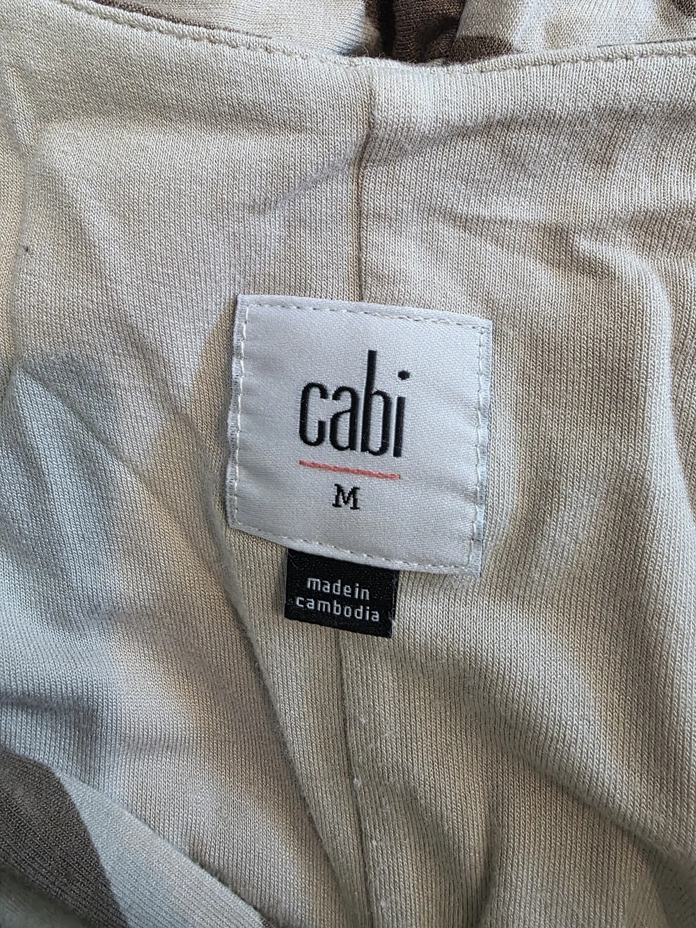 CAbi Swoon Dress #6147. Back Cutout With Lace Up Ruching. Size Medium. - Picture 5 of 6